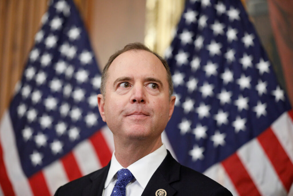 House Intelligence Committee Chairman Adam Schiff (D-CA) speaks to the media after voting on two articles of impeachment against U.S. President Donald Trump at the U.S. Capitol in Washington, U.S., December 18, 2019. REUTERS/Tom Brenner